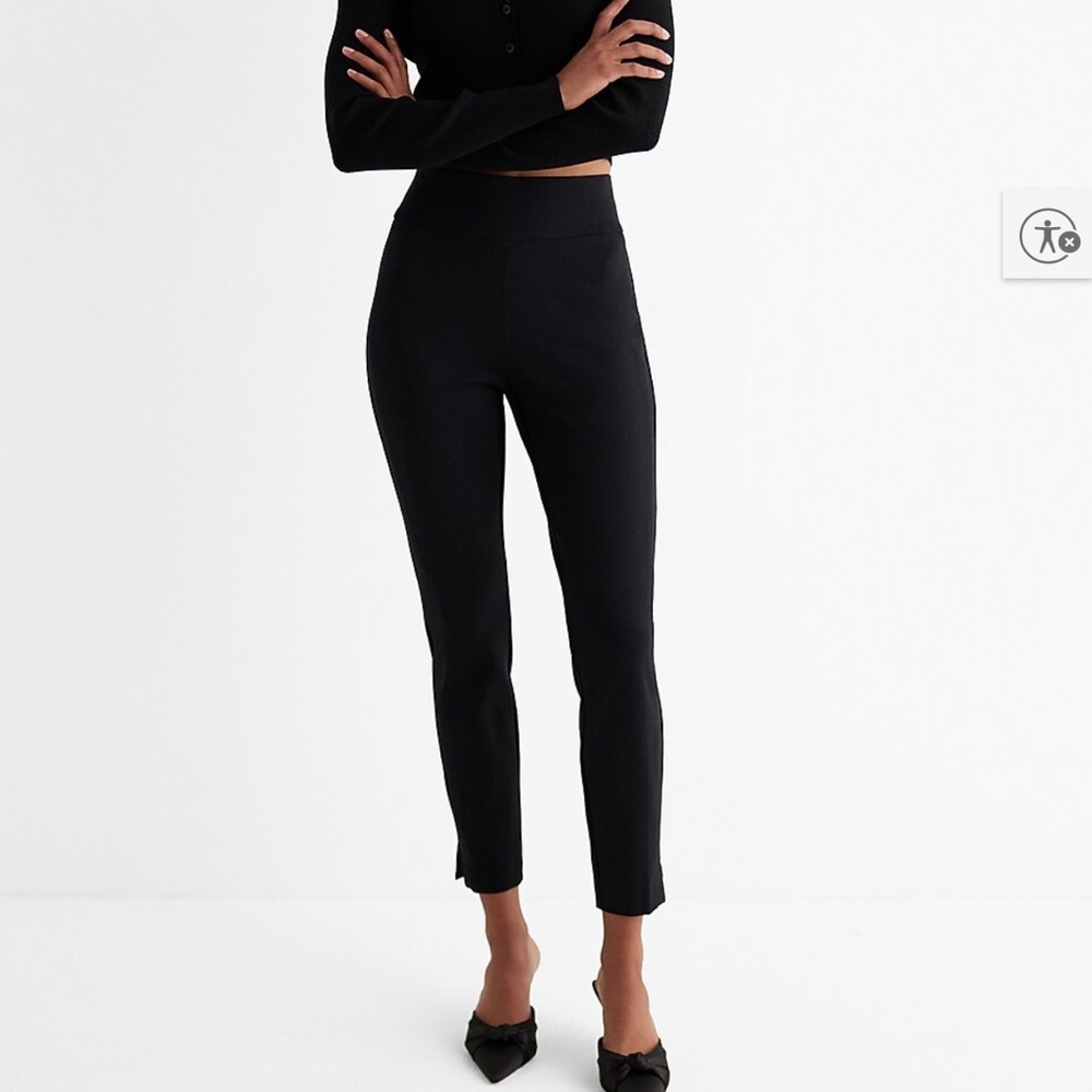 Express Leggings Size 10 Columnist High Waisted Knit Ankle Pant